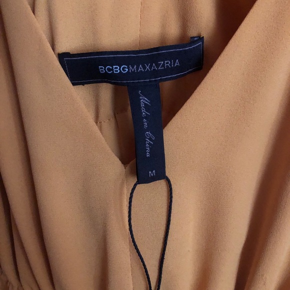 BCBGMaxazria Golden Glow Handkerchief Dress - Picture 3 of 6